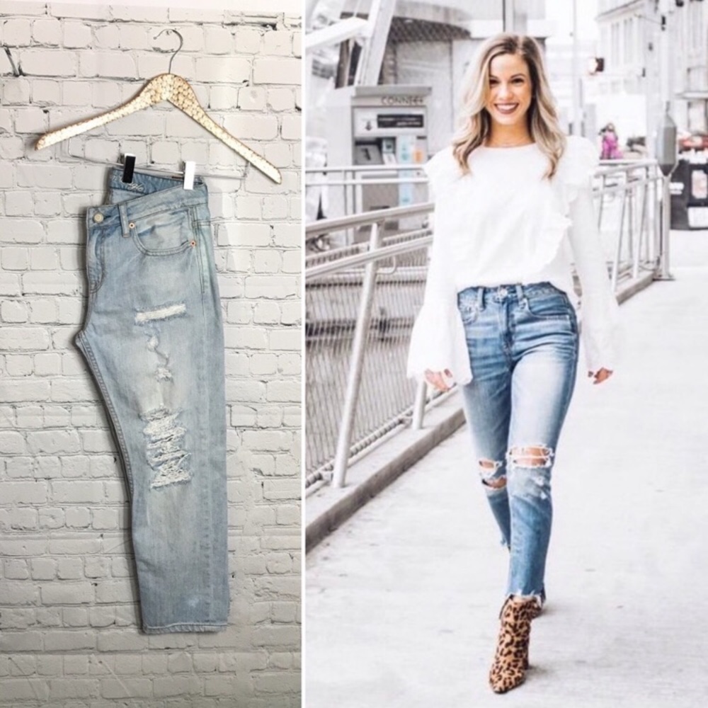American Eagle Distressed Denim Jeans - Picture 1 of 1